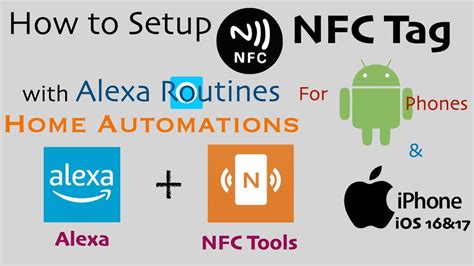 nfc tags to run alexa routine iphone|Alexa nfc tags.